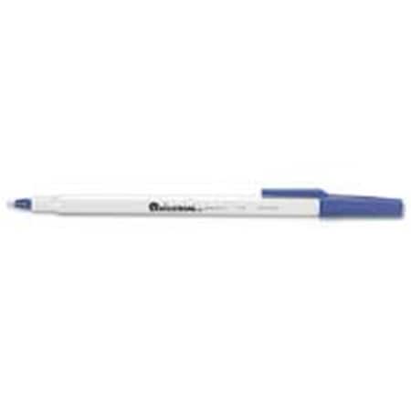 Coolcrafts 27421 Economy Ballpoint Stick Oil Based Pen- Blue Ink- Fine, 12PK CO3235761